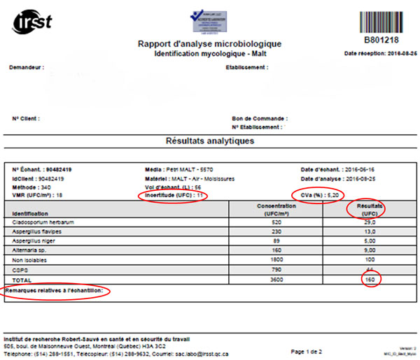 Nouveauté Pour Les Rapports D'analyse à La Suite De L'implantation Du ...